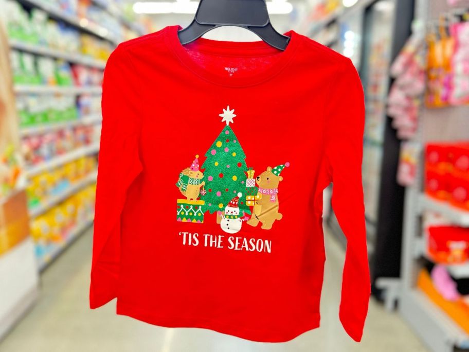 Holiday Time Christmas Toddler Graphic Tee Tis the Season