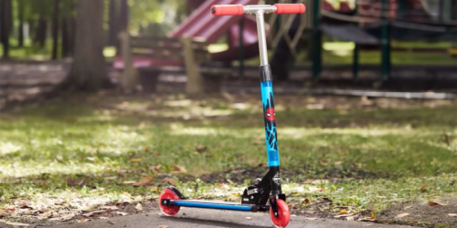 Huffy Kids Scooters from $31.49 on Amazon – Choose Spider-Man or Cars!