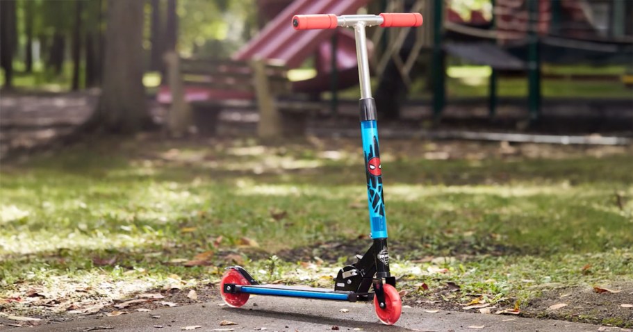 Huffy Kids Scooters from $31.49 on Amazon – Choose Spider-Man or Cars!