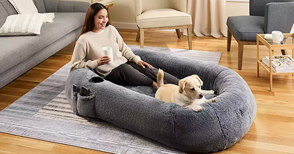 Giant Human-Sized Dog Bed Only $99.98 at Sam’s Club (Just Like Plufl – But $200 Cheaper!)