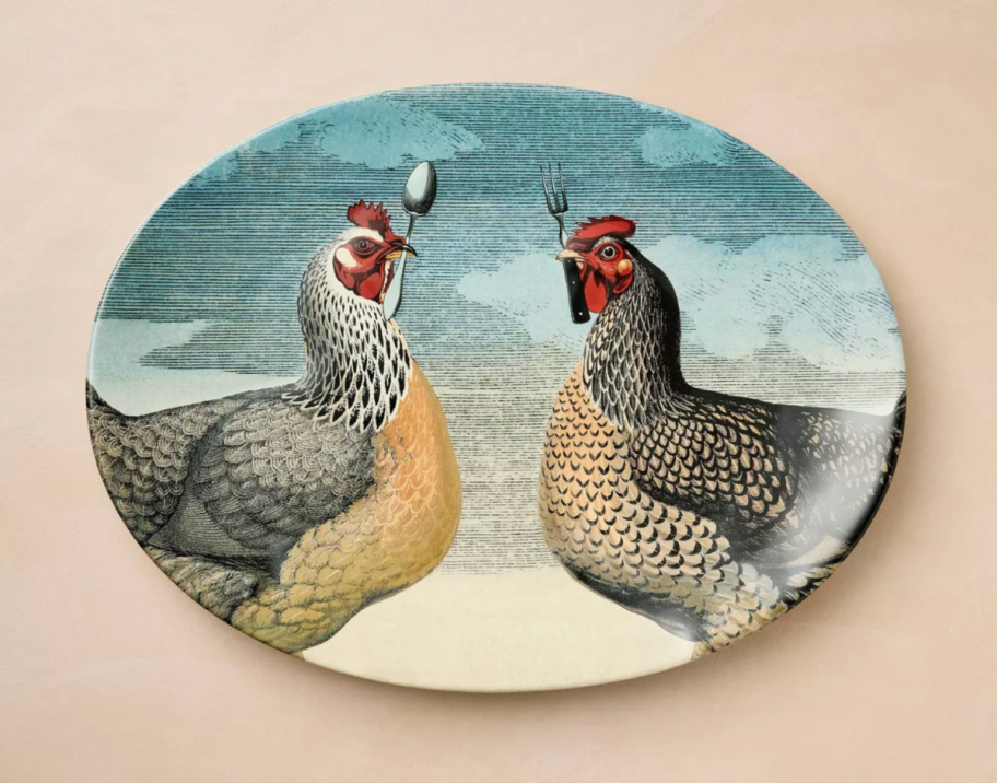 John Derian Hungry Chickens Serving Platter from Target