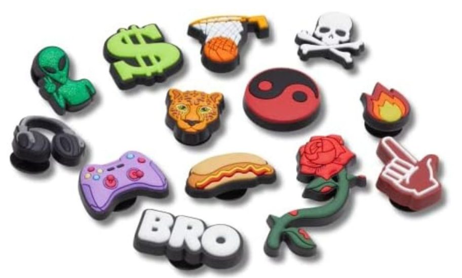 Jibbitx Bro Pack Shoe Charms 13-Pack stock image