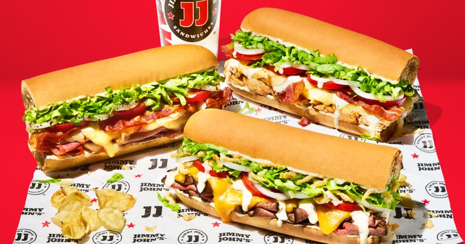 Today Only: BOGO FREE Jimmy John’s Toasted Sandwiches