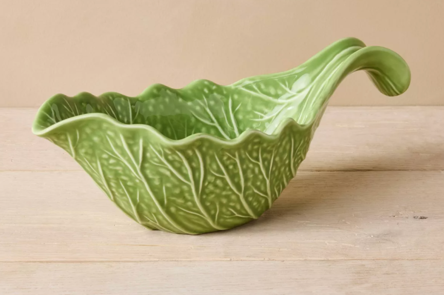 John Derian Cabbage Leaf Gravy Boat from Target