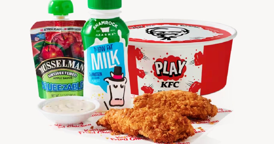 Free KFC Kids Meal w/ Purchase (Over $5 Value) – Today Only!