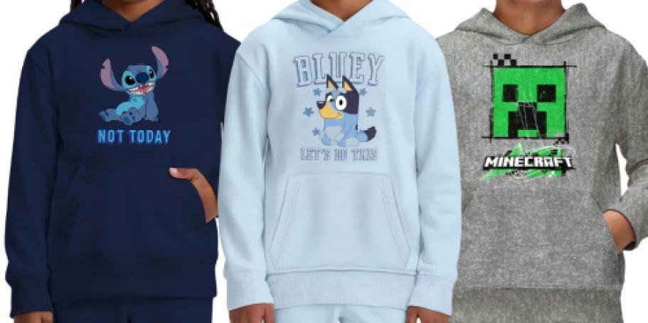 Kids Character Hoodies Only $8 on Walmart.com | Hello Kitty, Pokemon, Spiderman, & More!