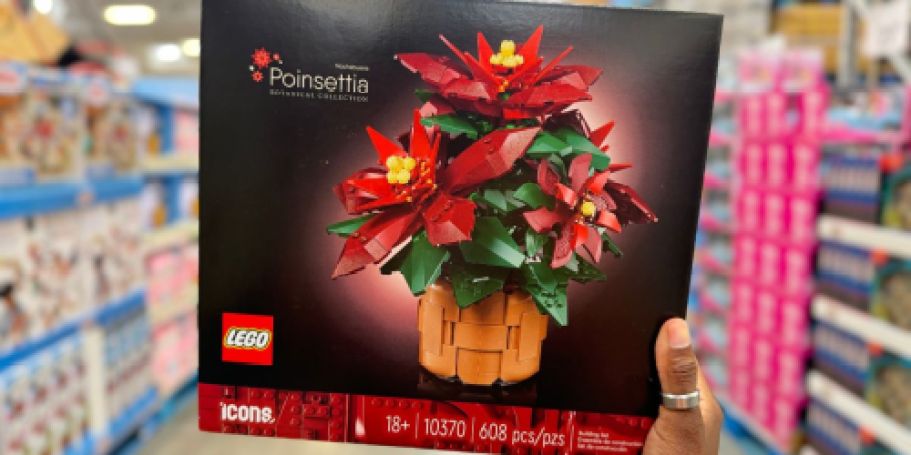 NEW LEGO Christmas Sets Available Now | Poinsettia Set Just $37.98 at Sam’s Club