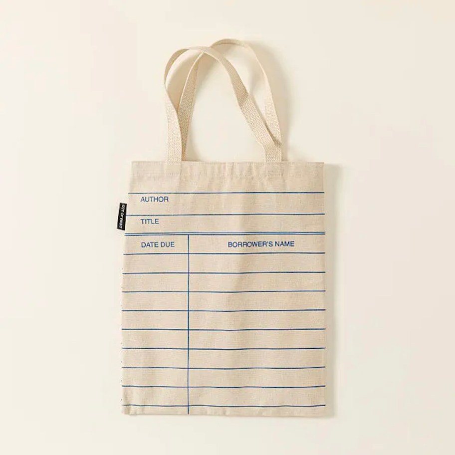 stock photo of Library Card Tote Bag