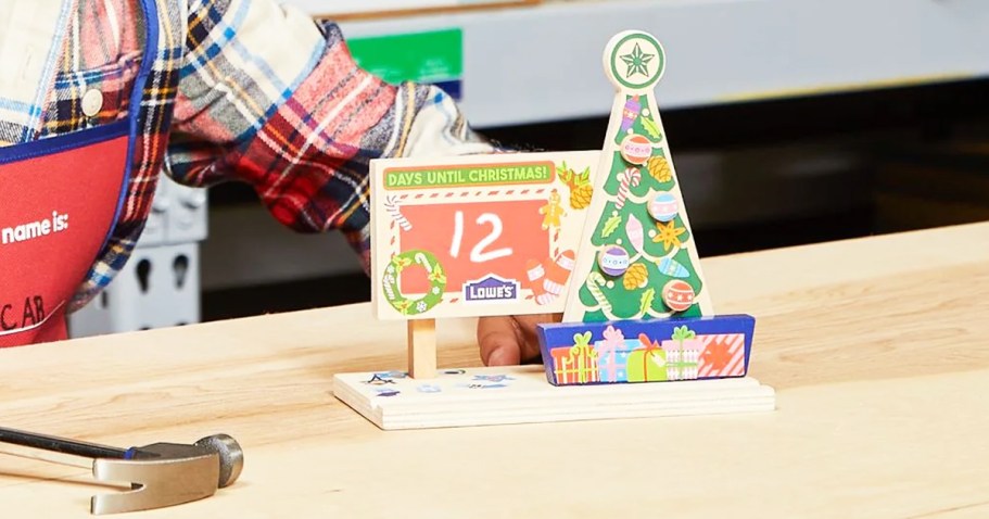 Lowe’s Kids Workshop | Register Now to Make a Holiday Countdown on 11/16 – It’s FREE!