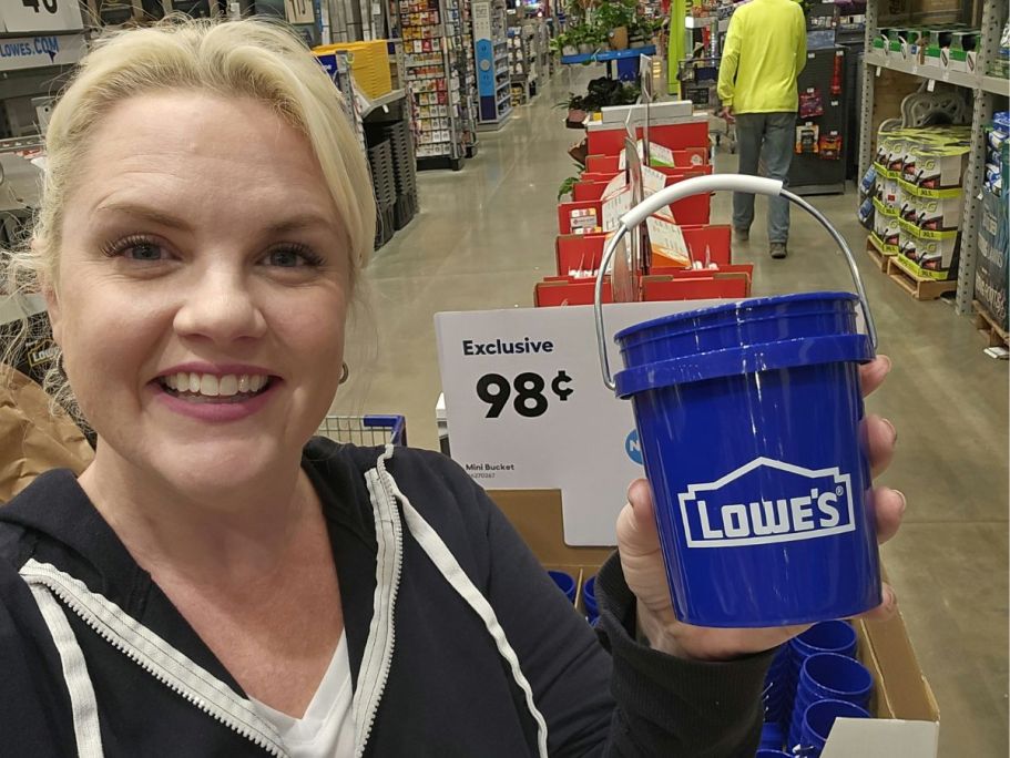 Hurry! The Viral Lowe’s Mini Buckets Are Back & Just 98¢