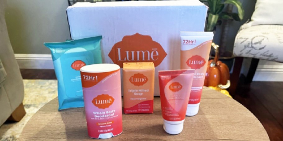 Lume Whole Body Deodorant 5-Piece Starter Set Just $19 Shipped on Amazon (Reg. $32)