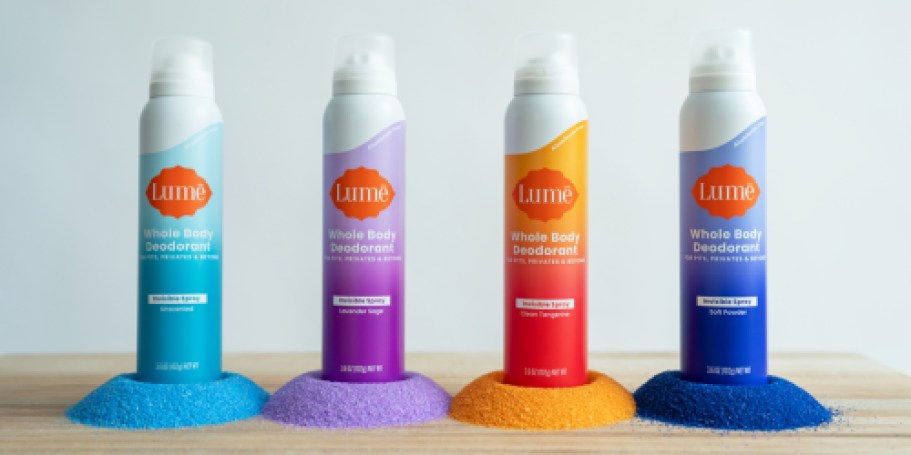 RARE Lume Discount Codes = New Whole Body Spray Deodorant Only $13 Each Shipped