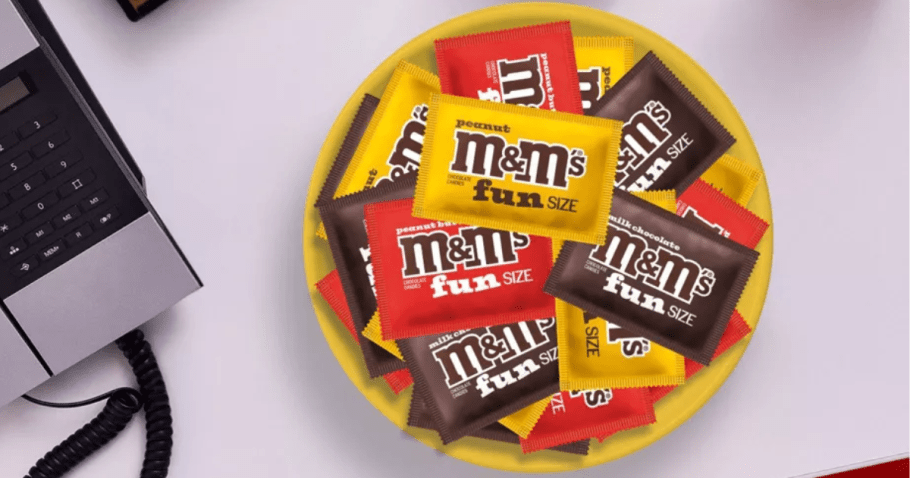 M&M’s Candy 19.41oz Bag Only $6.84 on Amazon | 35 Fun Size Bags Perfect for Halloween