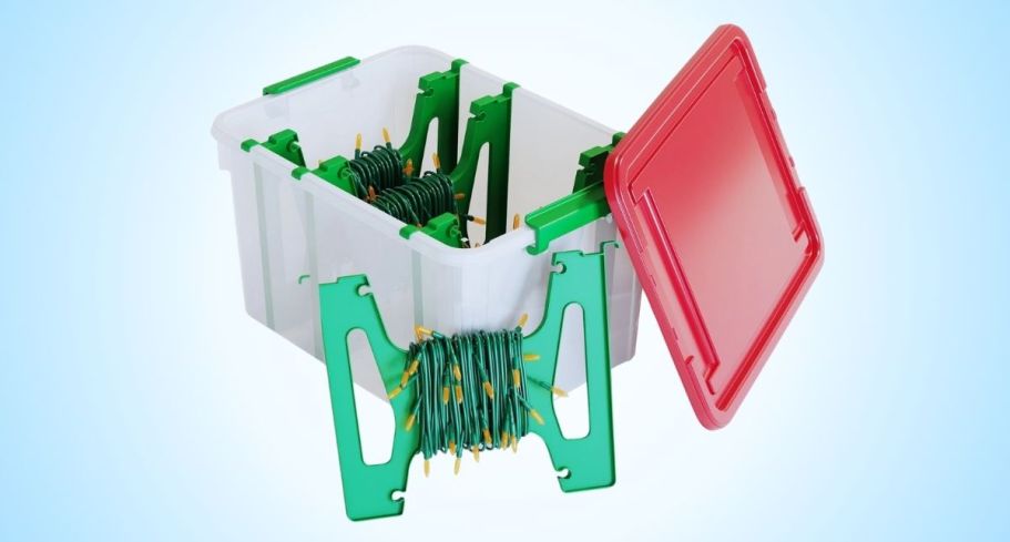 Mainstays Light Storage Box Only $6.42 on Walmart.com – Keeps Christmas Lights Organized!