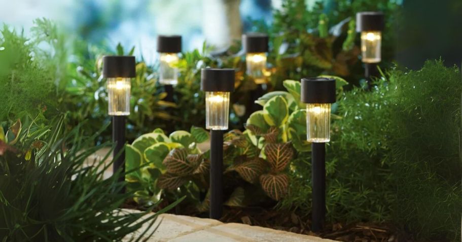 Outdoor LED Solar Lights 6-Pack Only $4.98 on Walmart.com – Just 83¢ Each!