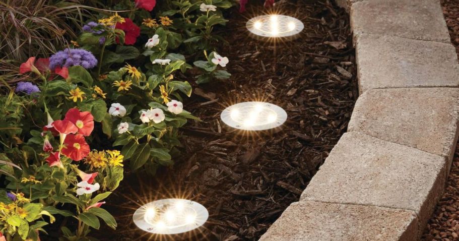 Outdoor Solar Powered LED Lights 4-Pack Only $8.86 on Walmart.com (Reg. $15)