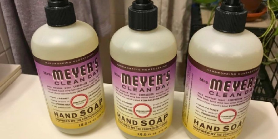 Mrs. Meyer’s Hand Soap 3-Pack ONLY $6 on Amazon (Reg. $15) – Will Sell Out