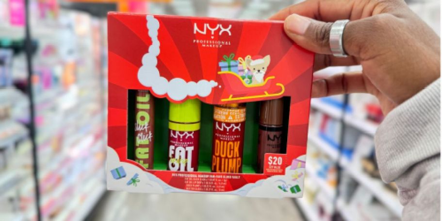 NYX Makeup Fan-Fave Gloss Vault 4-Piece Set Only $20 at Target – Great Stocking Stuffer!