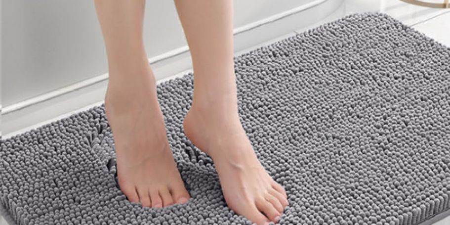 Highly-Rated Chenille Bath Mat Only $5.99 on Amazon