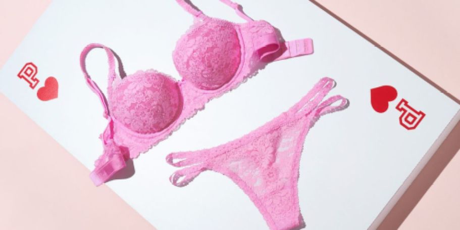 Get 40% Off Victoria’s Secret = PINK Bra AND Panty for Just $20.97 (Reg. $48)