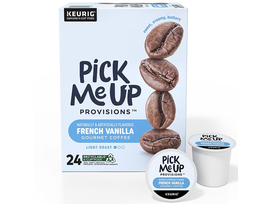 Pick Me Up Provisions French Vanilla Coffee Keurig K-Cup Pods