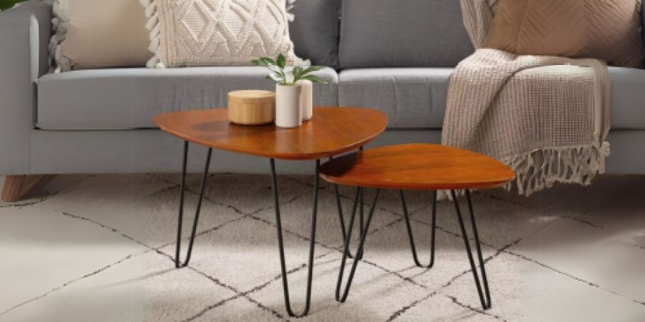 Up to 55% Off Target Furniture | Hairpin Nesting Coffee Table Set from $89.99 Shipped (Reg. $200)