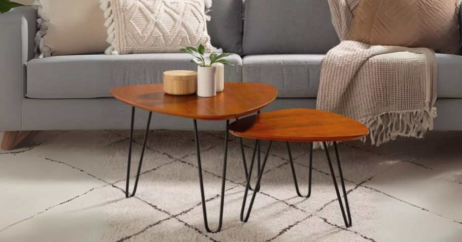 Up to 55% Off Target Furniture | Hairpin Nesting Coffee Table Set from $89.99 Shipped (Reg. $200)