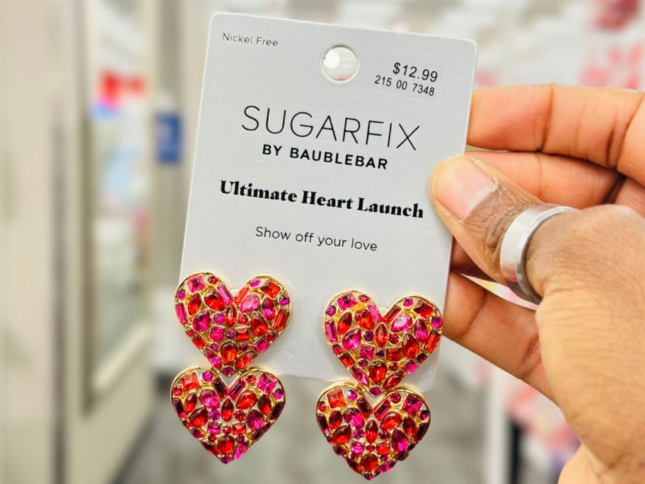 Sugarfix by BaubleBar Ultimate Heart Launch Earrings