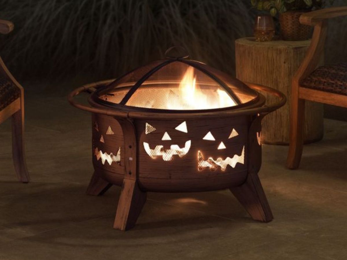 Lowe’s Jack-O-Lantern Steel Fire Pit $93 Shipped (Reg. $178) – Includes Screen & Fire Poker!