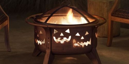 Lowe’s Jack-O-Lantern Steel Fire Pit $93 Shipped (Reg. $178) – Includes Screen & Fire Poker!