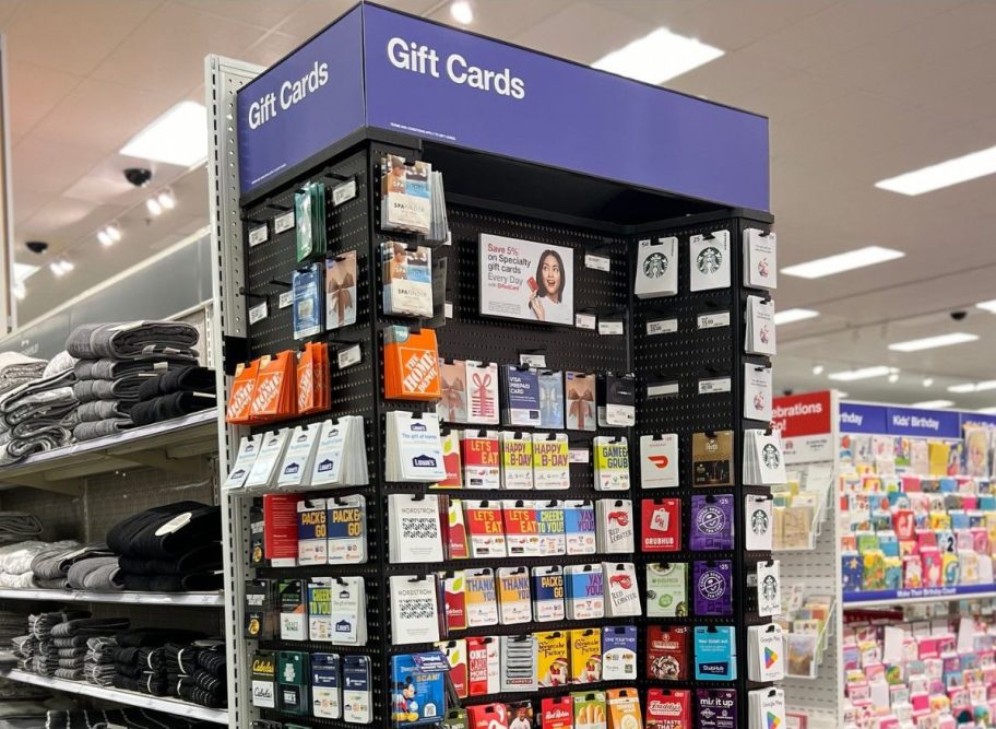 A Gift Card kiosk at a Target store