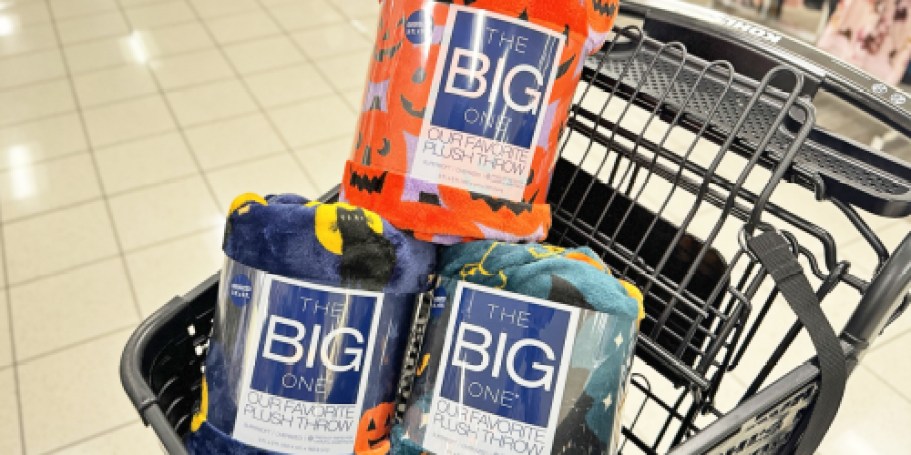 The Big One Plush Throw Blankets Just $8.49 on Kohls.com (Disney, Halloween & Christmas Prints!)