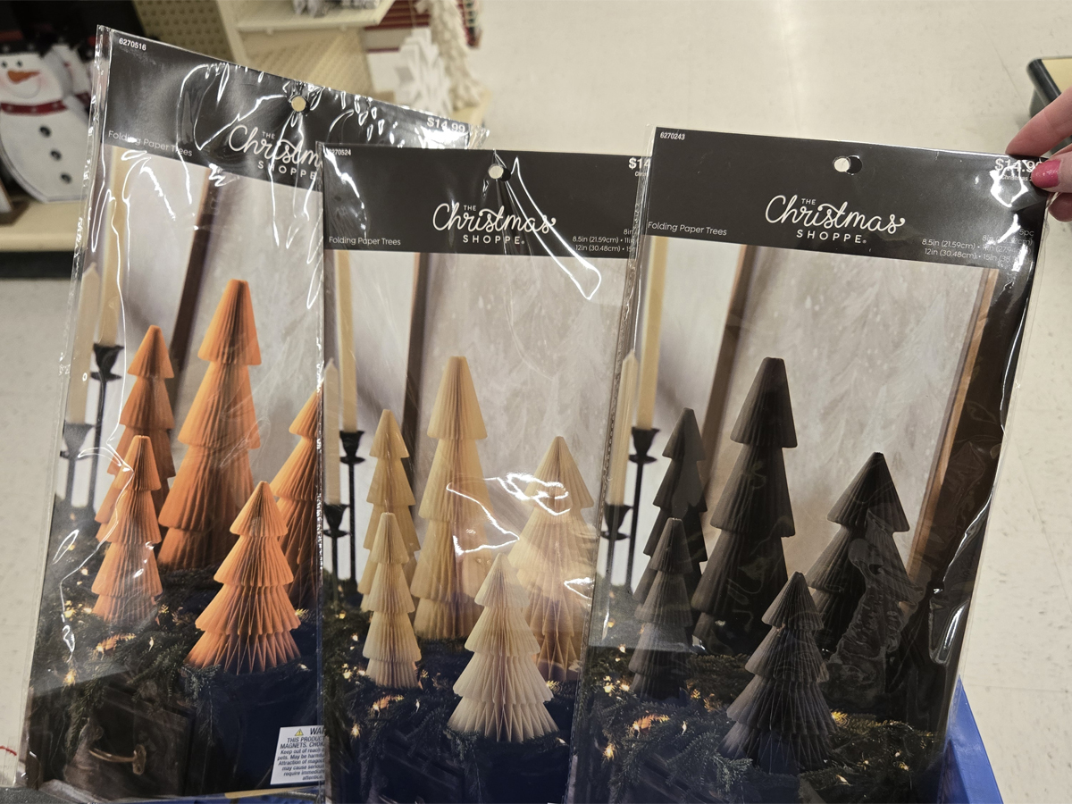 Get 50% Off Hobby Lobby Christmas Decor – Including Our Latest Obsession: Paper Trees!