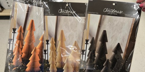 Get 50% Off Hobby Lobby Christmas Decor – Including Our Latest Obsession: Paper Trees!