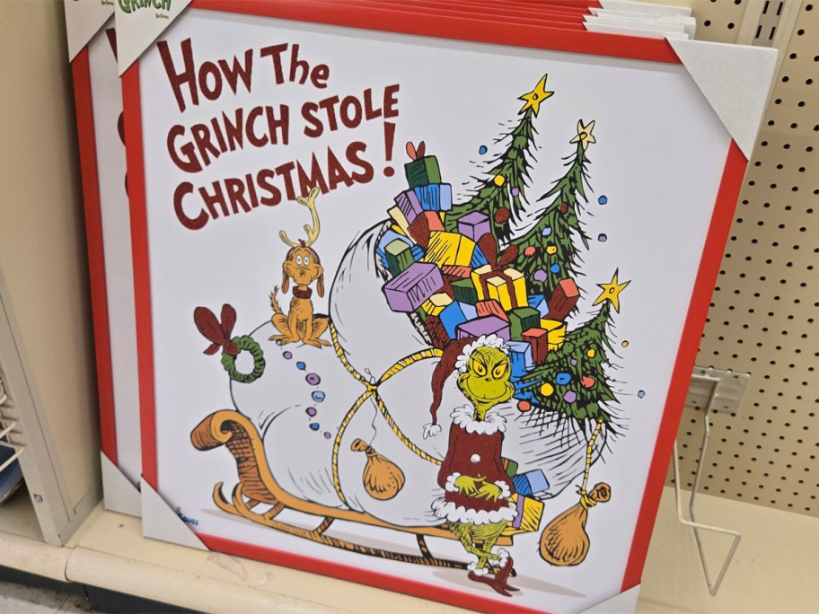 How The Grinch Stole Christmas Wood Wall Decor
