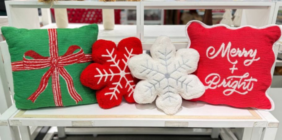 Target Christmas Throw Pillows from $10 – Lots of Fun Holiday Designs!