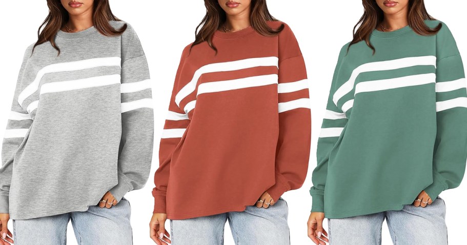 Women’s Oversized Sweatshirt Only $11.99 on Amazon (Regularly $24)