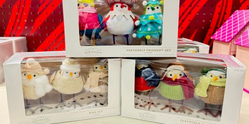 Get 50% Off Target Holiday Birds | 3-Count Sets JUST $5!