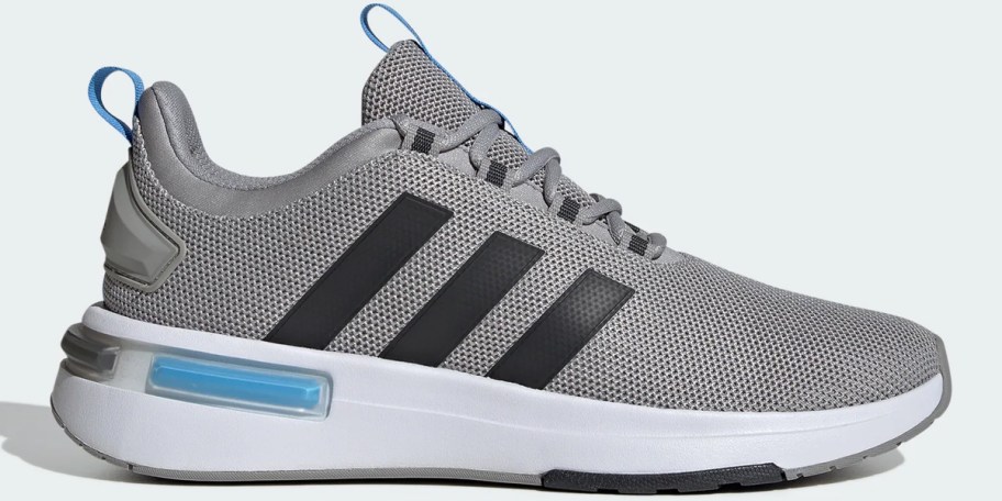 gray and black adidas shoe