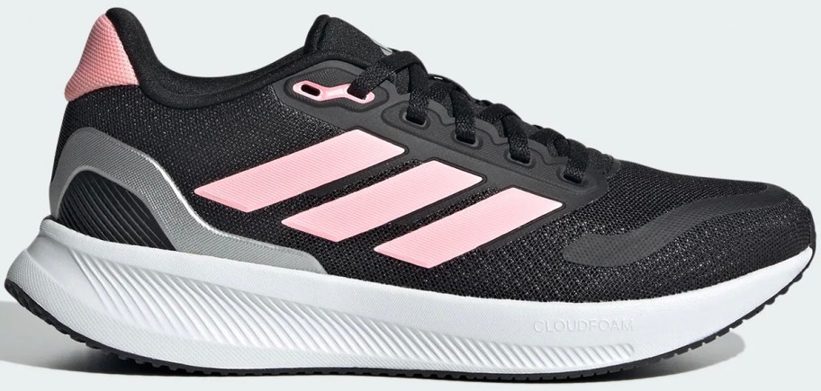 black and pink adidas shoe