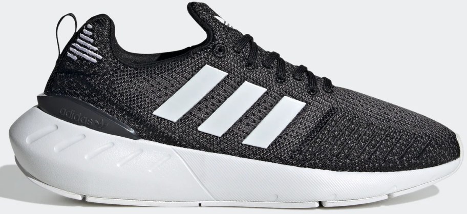 black and white adidas shoe