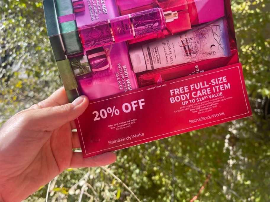 bath and body works coupon mailer
