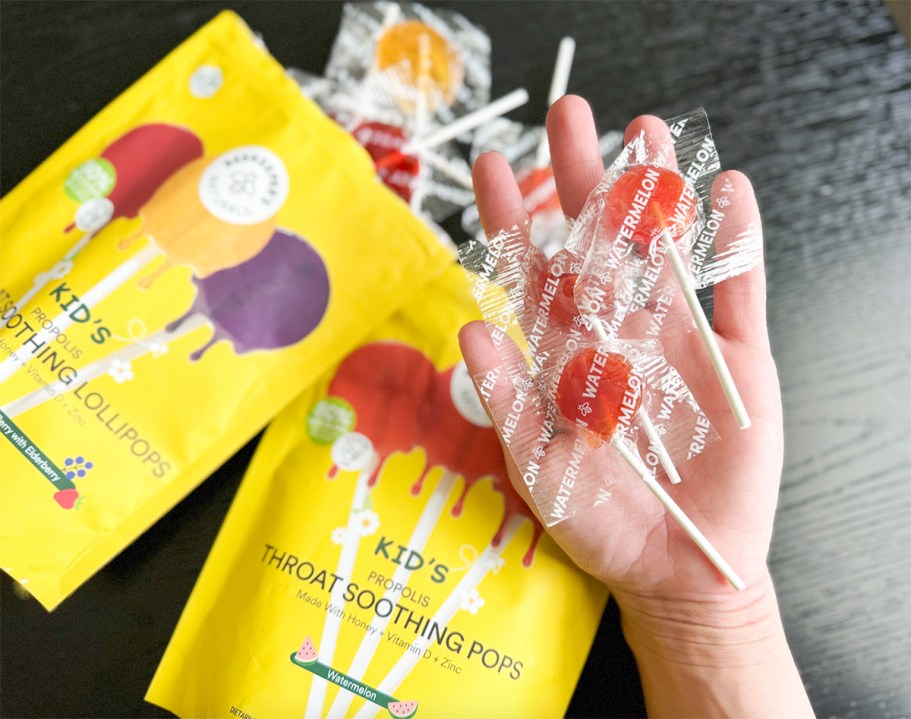 Beekeeper’s Naturals Throat Relief Lollipops ONLY $8.99 Shipped on Amazon