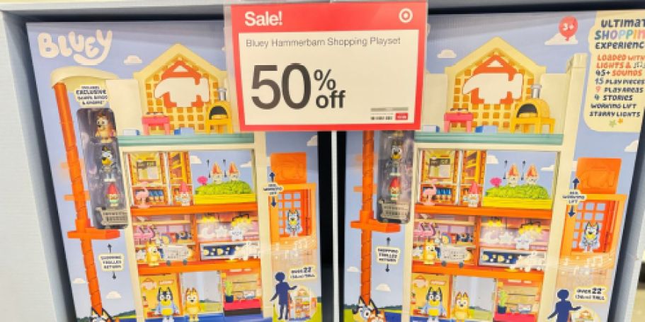 Bluey Hammerbarn Shopping Playset Just $26 at Target (Reg. $70) | Selling Out Fast!