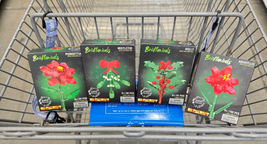 Brickcraft Bricktanicals Holiday Plants from $4.97 at Walmart | Compatible with LEGO!