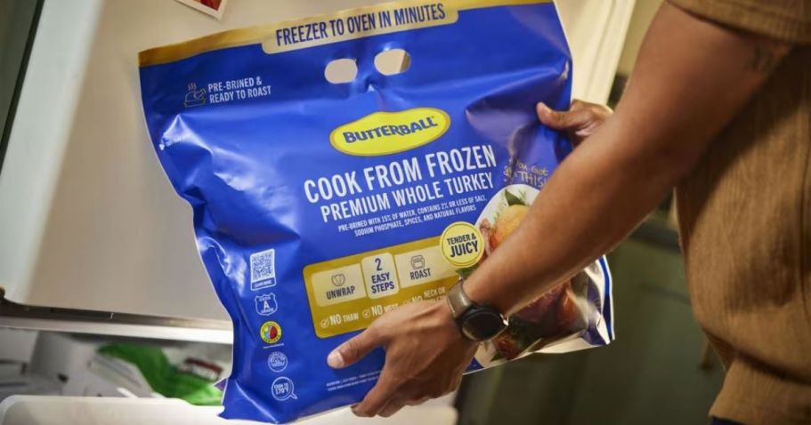 Save Time This Holiday w/ A Butterball Cook from Frozen Whole Turkey!