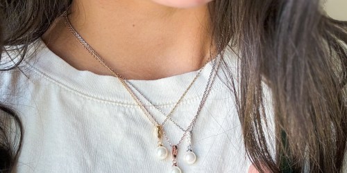 Cate & Chloe Pearl & Crystal Necklace Just $18 Shipped (Includes Gift Box!)