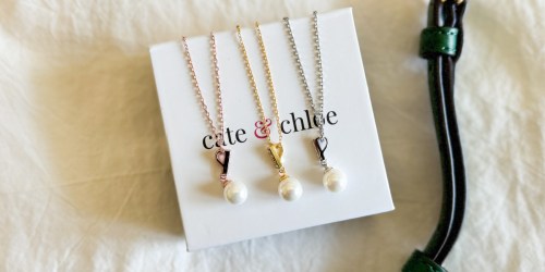 Cate & Chloe Pearl & Crystal Necklace Just $18 Shipped (Includes Gift Box!)