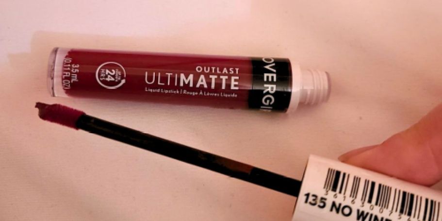 Covergirl Outlast Ultimatte Lip Color Just $1 Shipped on Amazon (Reg. $11) & More