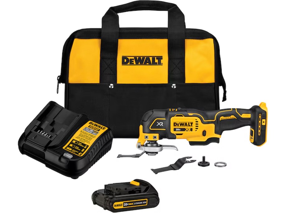 dewalt tool kit with bag and accessories 